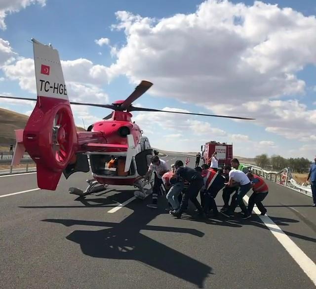 Ambulans Helikopterimiz hayat kurtarmaya devam ediyor 